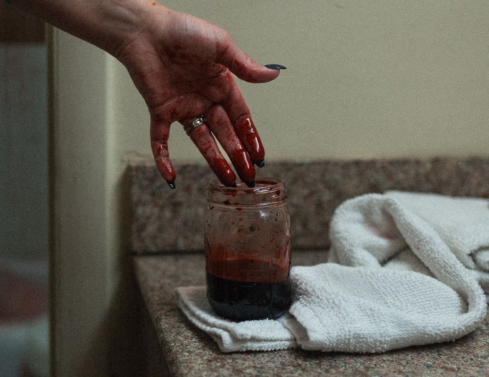 Edgy creative portrait at Murder Motel